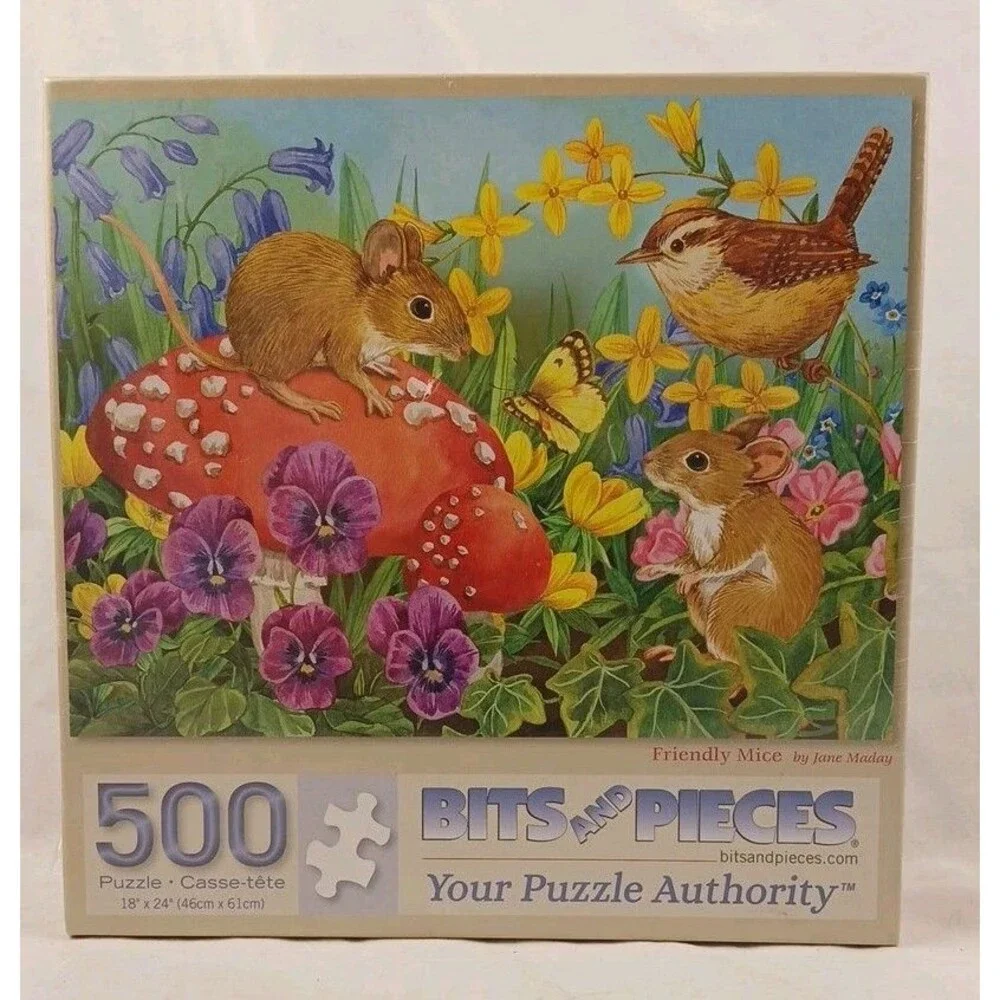 Bits and Pieces 500 Piece Jigsaw Puzzle-